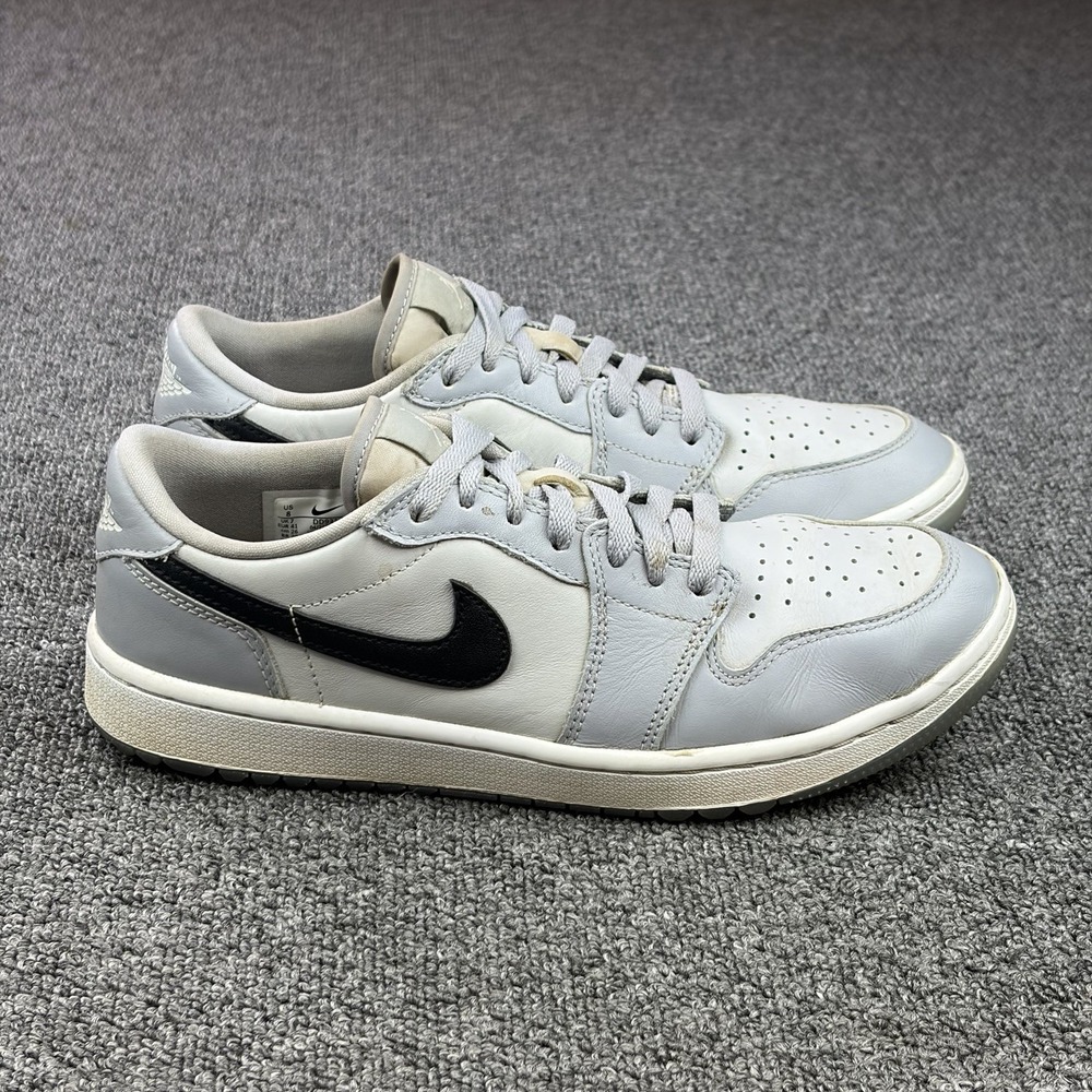 Nike Air Jordan 1 Low Golf Wolf Grey Black DD9315-002 Shoes Men's 8